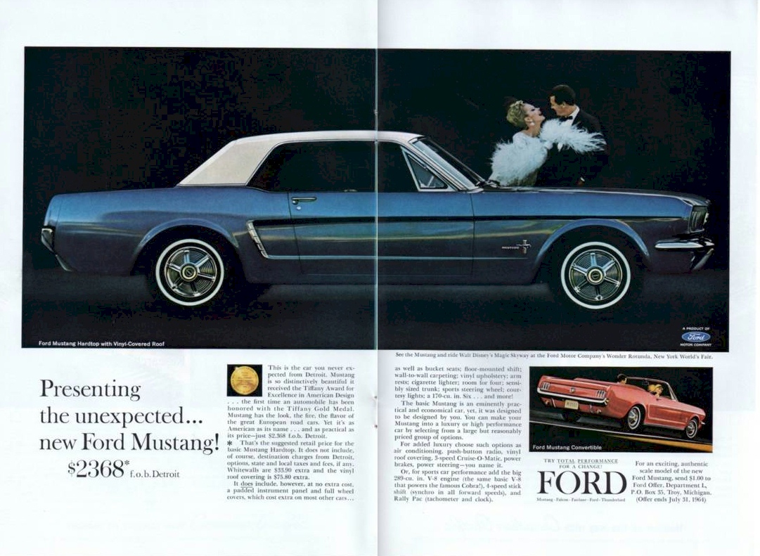 1964 Mustang Ad