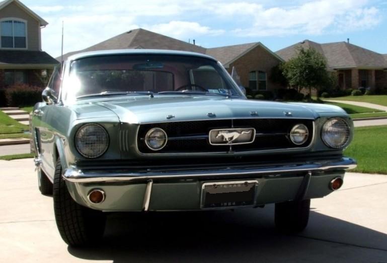 Silver Smoke Gray 1964 Mustang Hardtop