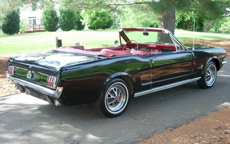 Black 65 Mustang Convertible