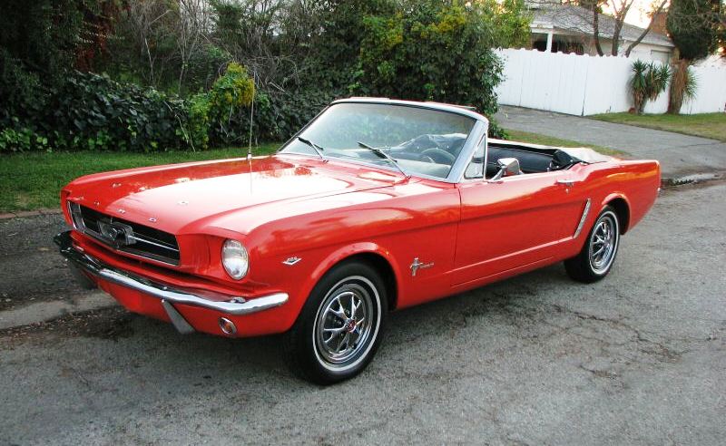 Poppy Red 1965 Ford Mustang Convertible - MustangAttitude.com Photo Detail