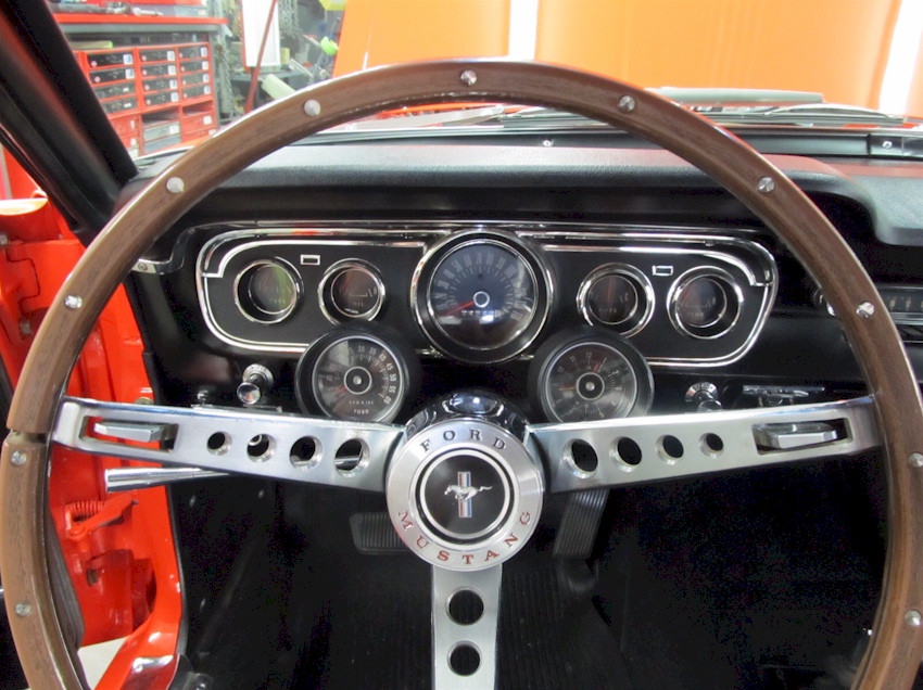 Poppy Red 1965 Ford Mustang GT Convertible