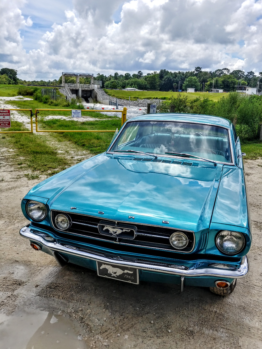 Twilight Turquoise 1965 Mustang