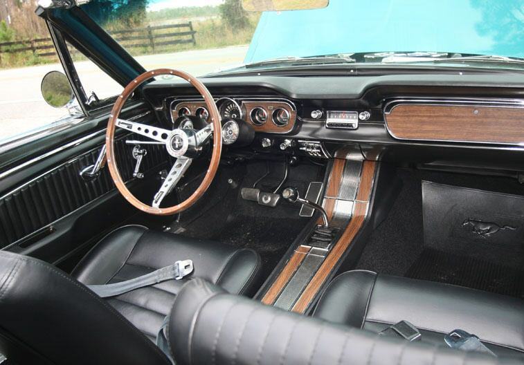 Black Interior 1965 Mustang GT Convertible