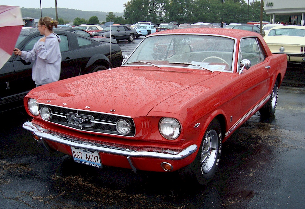 Red 1965 Mustang GT
