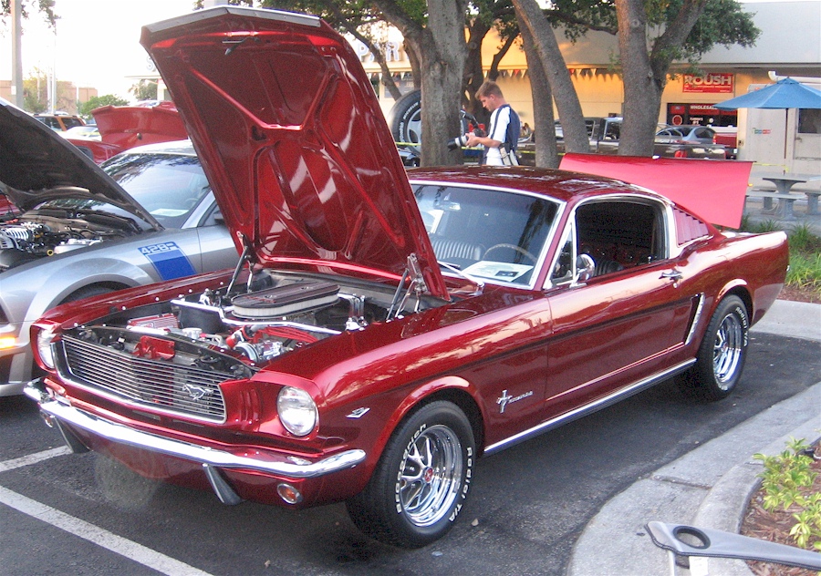 Candy Red 1966 Mustang
