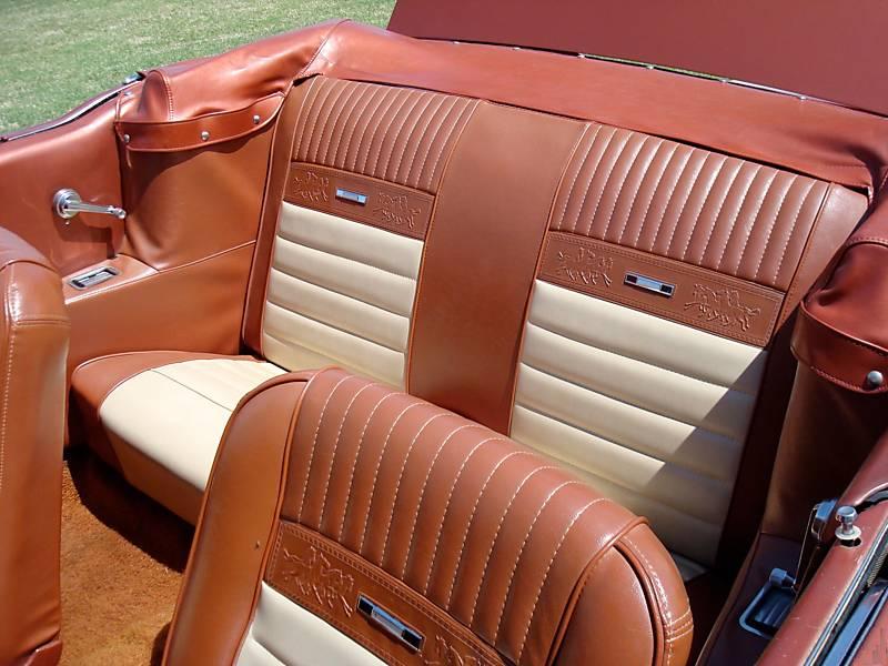 Emberglo and Parchment Pony Interior 1966 Mustang GT Convertible