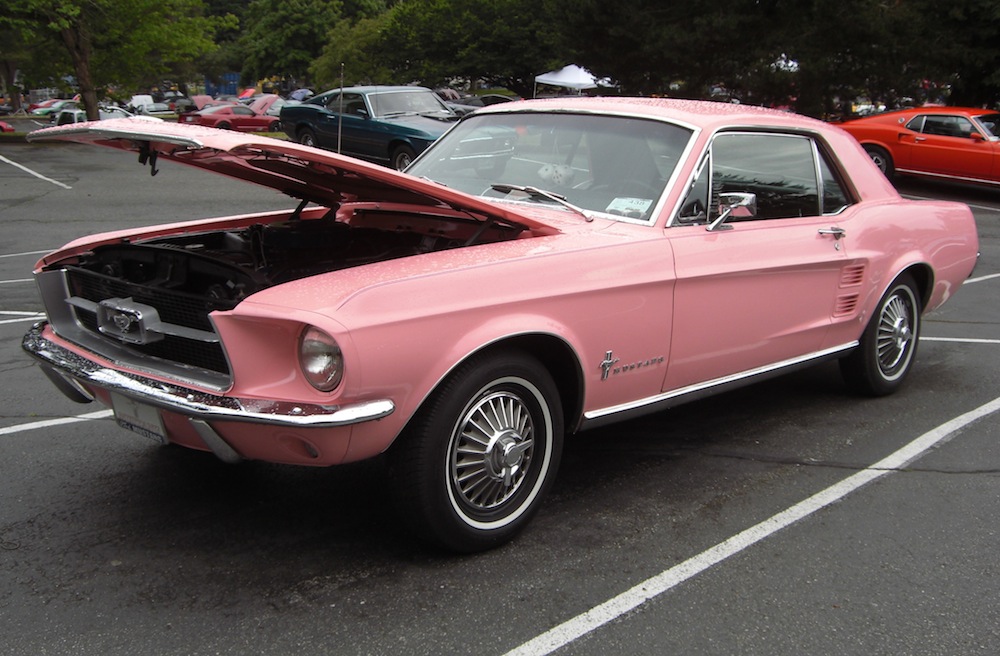 Pink 1967 Mustang