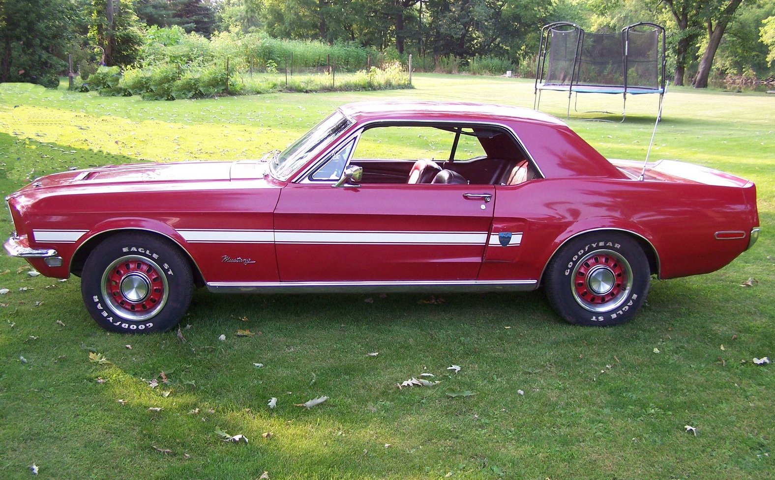 Candy Apple Red 1968 Ford Mustang GT High Country Special Hardtop Photo Detail