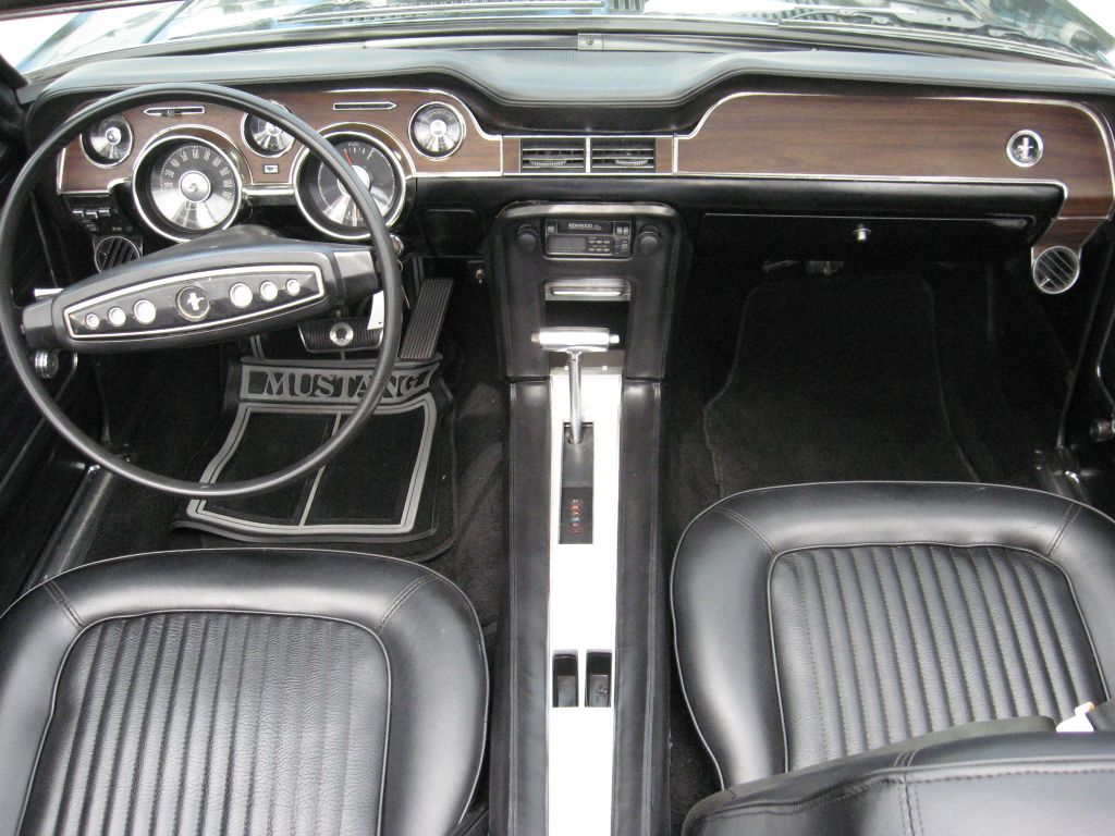 Raven Black 1968 Ford Mustang Convertible