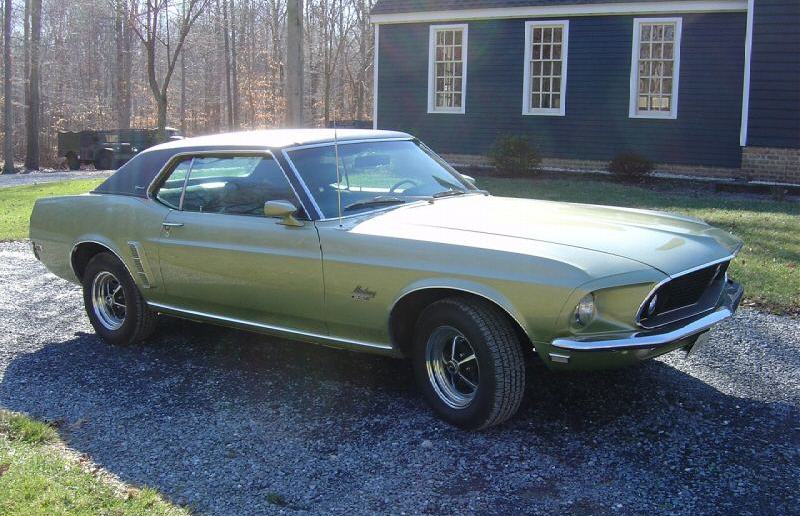 Ivy Gold 1969 Mustang Grande