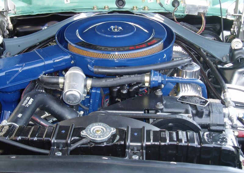 1970 Shelby R-code V8 Cobra Jet Engine