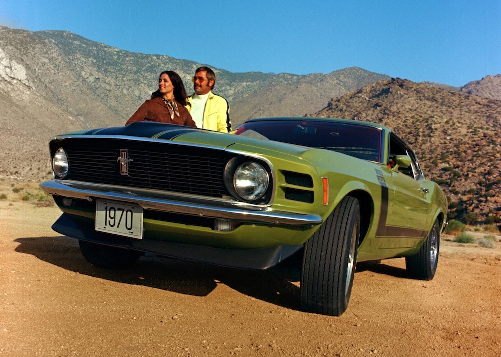 Medium Lime 1970 Mustang Boss 302 Fastback