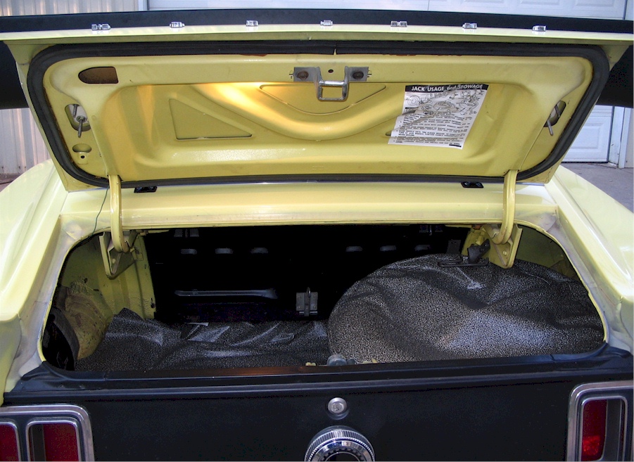 Bright Yellow 1970 Ford Mustang Grabber Fastback