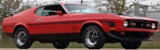 Bright Red 1971 Mustang Mach 1 Fastback