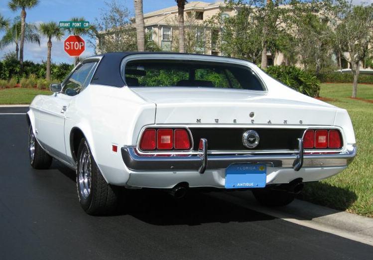 Pastel Blue 1971 Ford Mustang Grande Hardtop