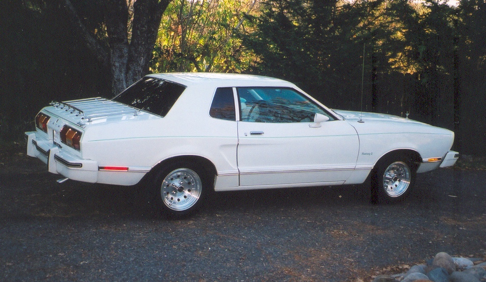 White 77 Mustang II