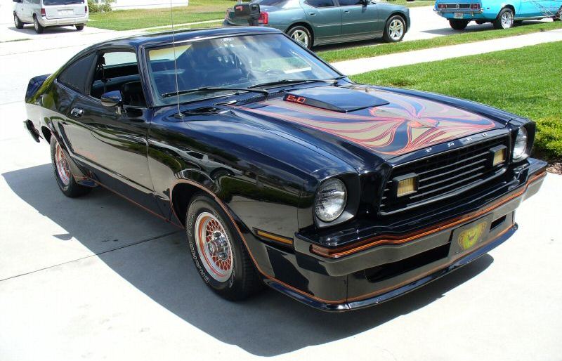 Black 1978 Ford Mustang II King Cobra Hatchback MustangAttitude