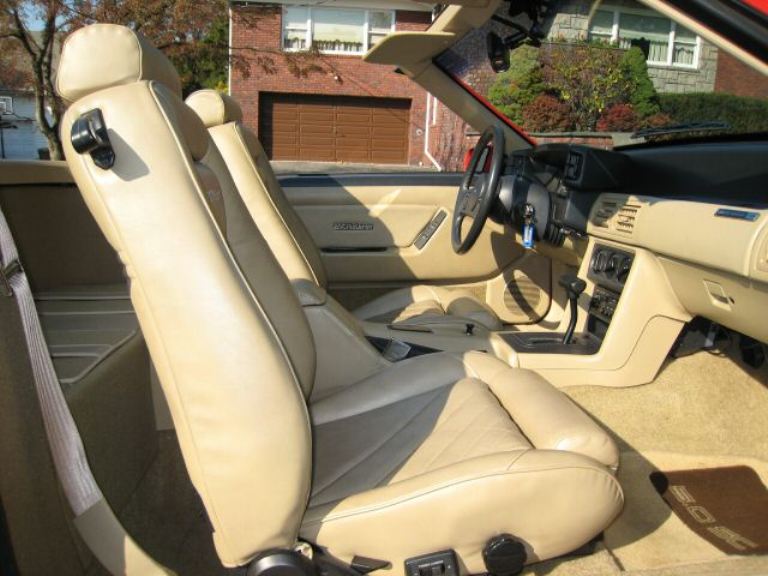 Interior 1987 Mustang ASC McLaren convertible