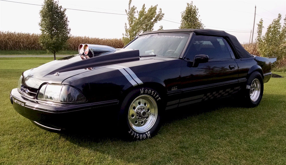 Black 1990 Mustang Convertible