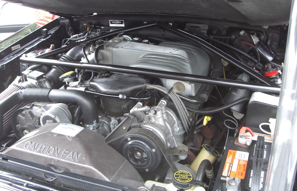 Black 1990 Saleen Ford Mustang Convertible Photo