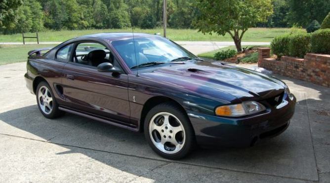 1996 Mystic Mustang Cobra left front view