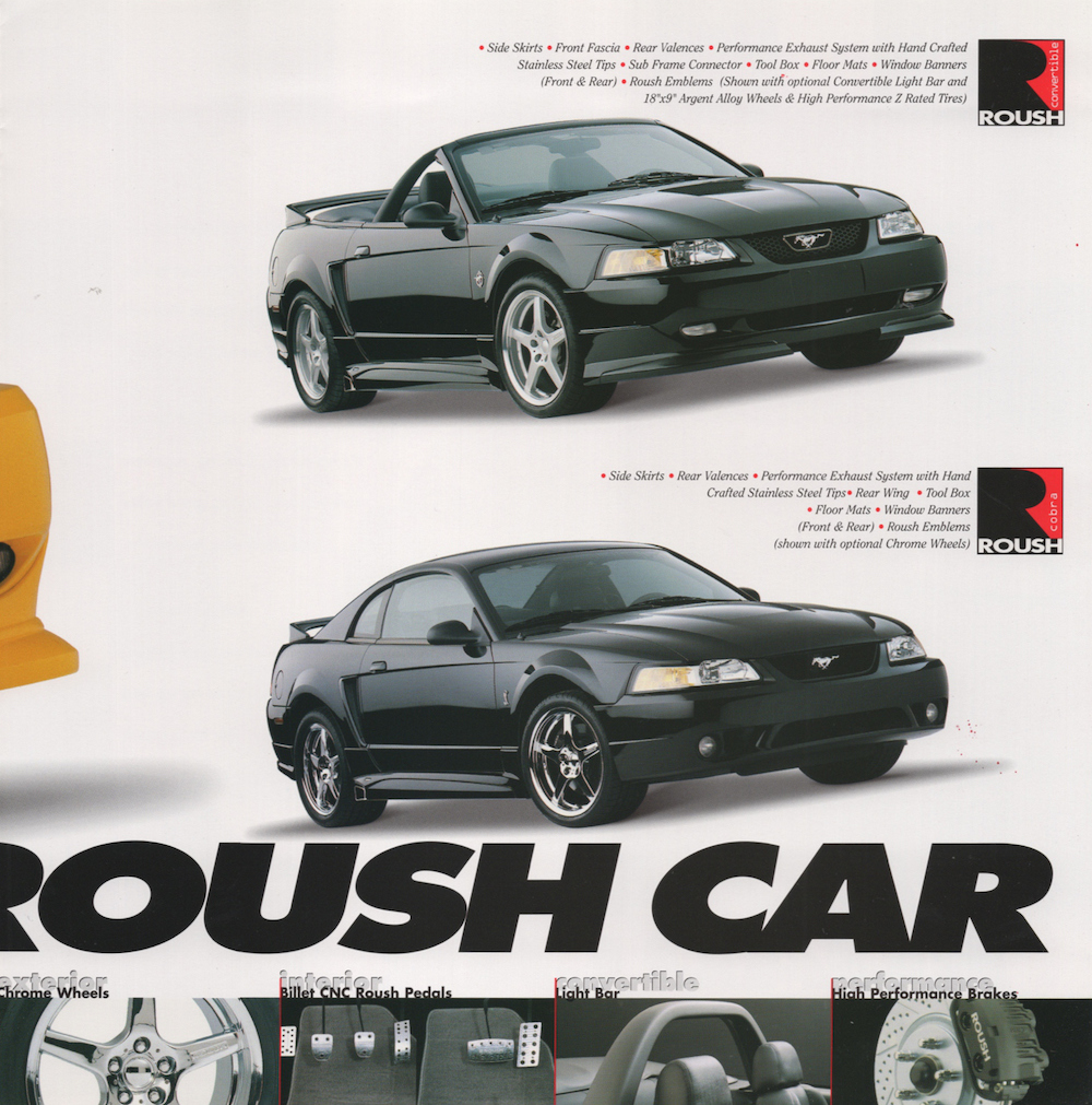 1999 Roush Mustang convertible and Cobra