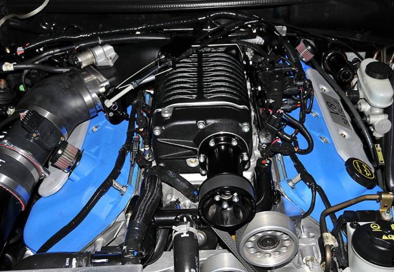 Black 2003 Ford Mustang SVT Cobra 10th Anniversary Coupe