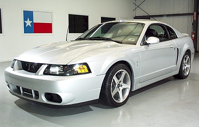 Silver 2003 Mustang Cobra