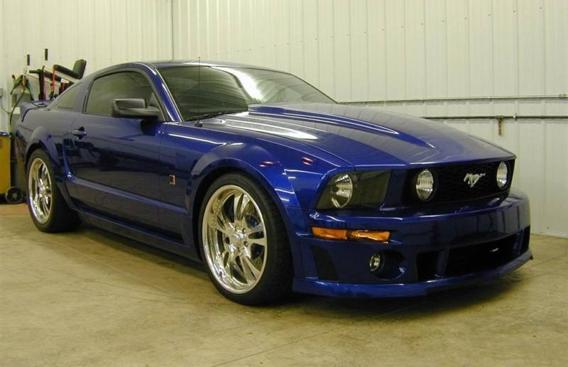 Sonic Blue 05 Roush Mustang