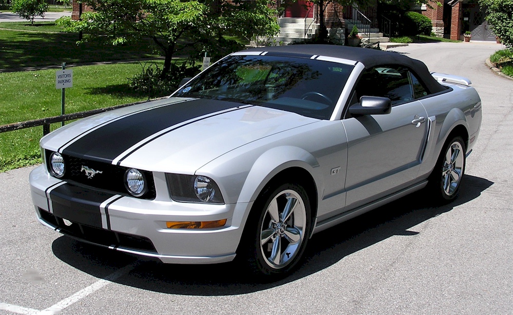 Satin Silver 2006 Ford Mustang GT Convertible