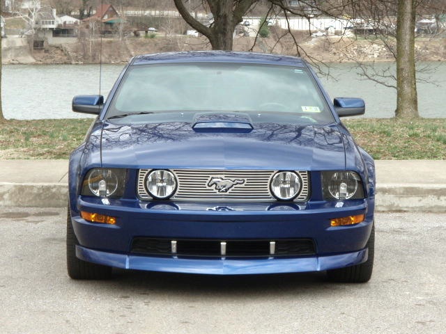 Vista Blue 2008 Custom Mustang Coupe