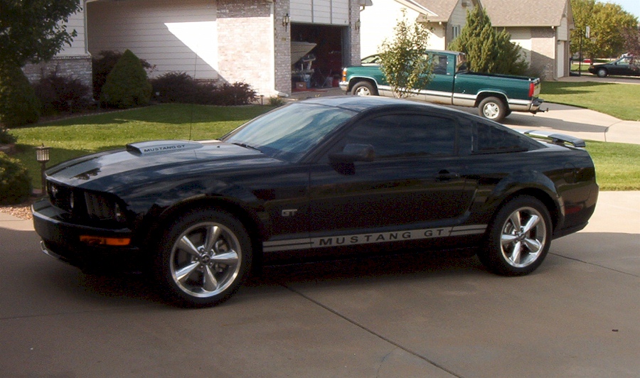 Black 2008 Mustang GT