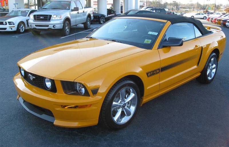 Grabber Orange 2008 Ford Mustang GT California Special Convertible