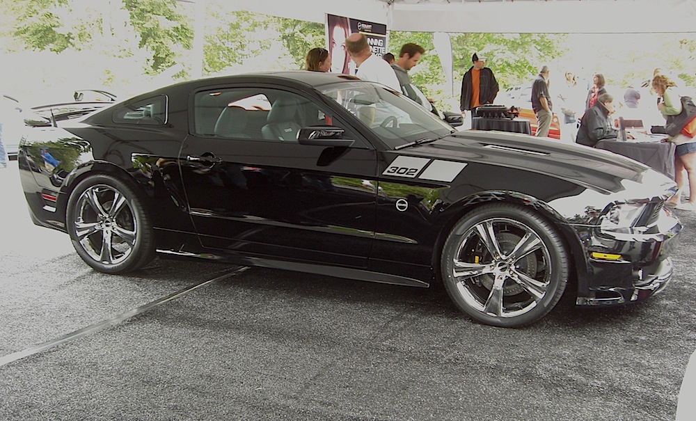 Black 2011 Mustang SMS 302 Coupe