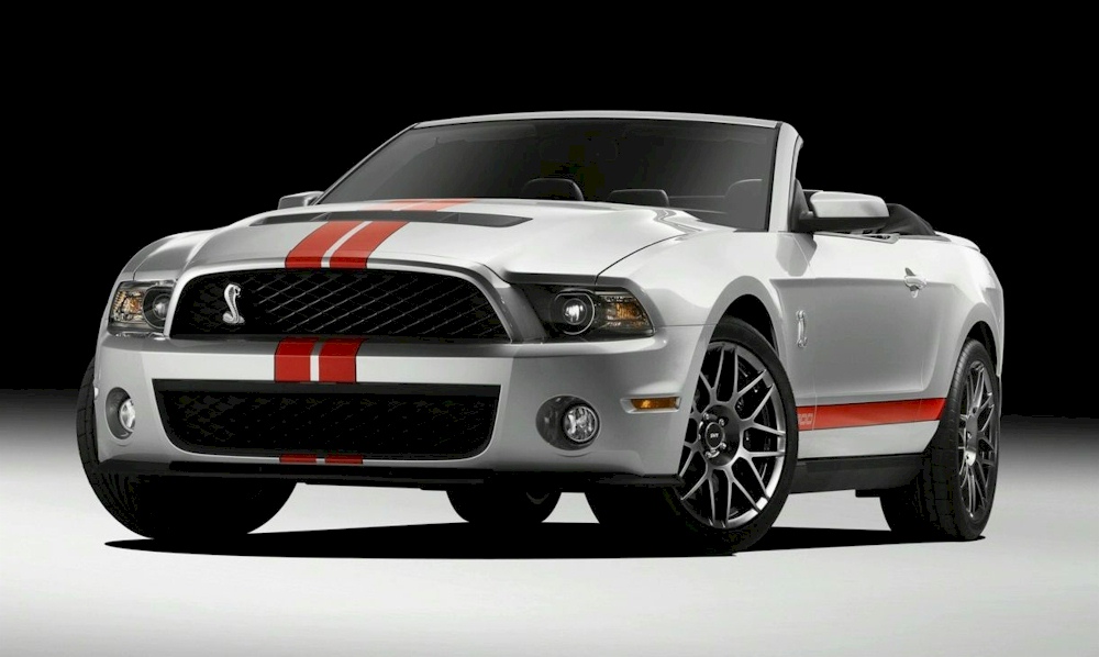 Ingot Silver 2011 Mustang Shelby GT500 Convertible