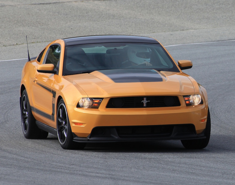 Yellow Blaze 2012 Boss 302 Ford Mustang Coupe