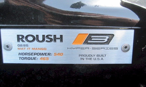 Roush Hyper Series ID Plate
