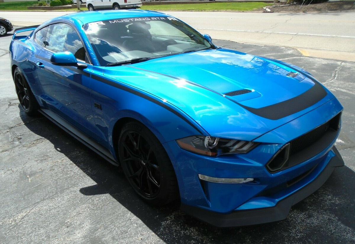 Velocity Blue 2019 Ford Mustang GT RTR Series 1 Fastback