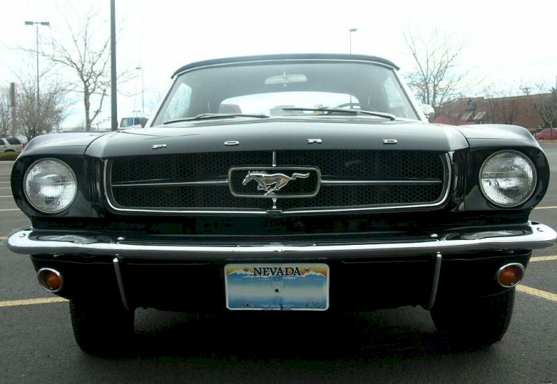 Raven Black 1964 Mustang Convertible