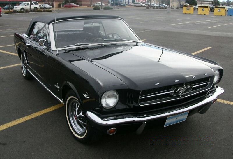 Raven Black 1964 Mustang Convertible