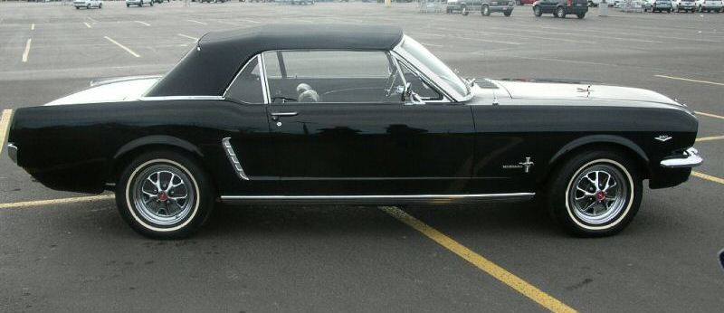Raven Black 1964 Mustang Convertible