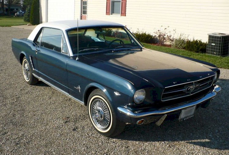 Caspian Blue 64 Mustang