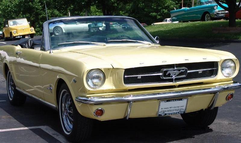 Phoenician Yellow 1964 Mustang Convertible