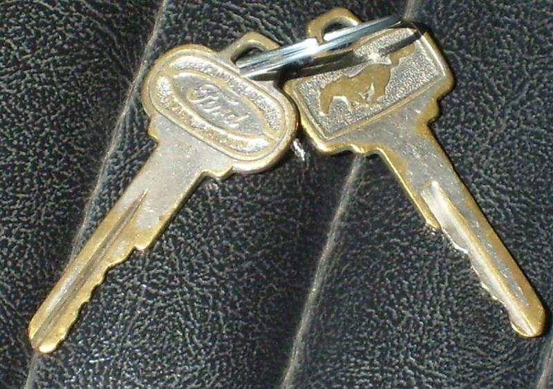 1964 Ford Mustang Keys
