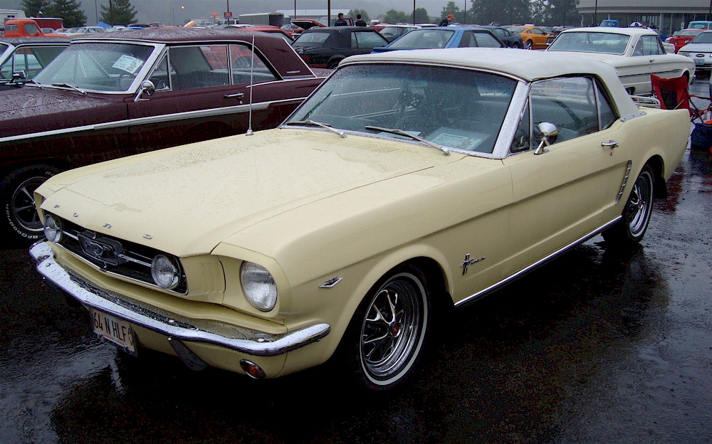 Phoenician Yellow 64 Mustang Convertible