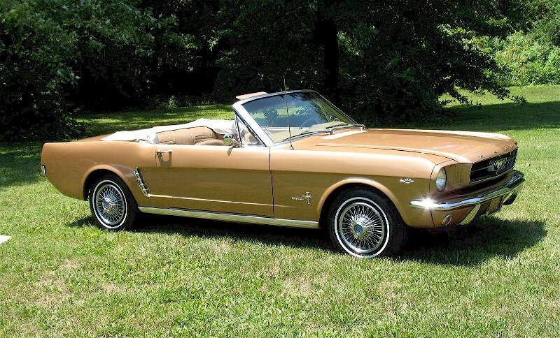 Bronze 65 Mustang Convertible