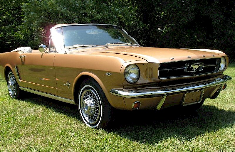 Bronze 65 Mustang Convertible