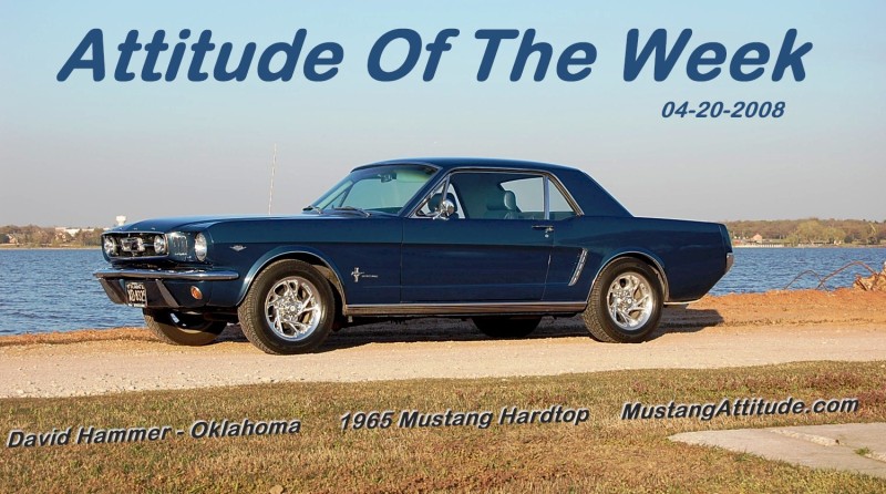 Caspian Blue 1965 Mustang Hardtop