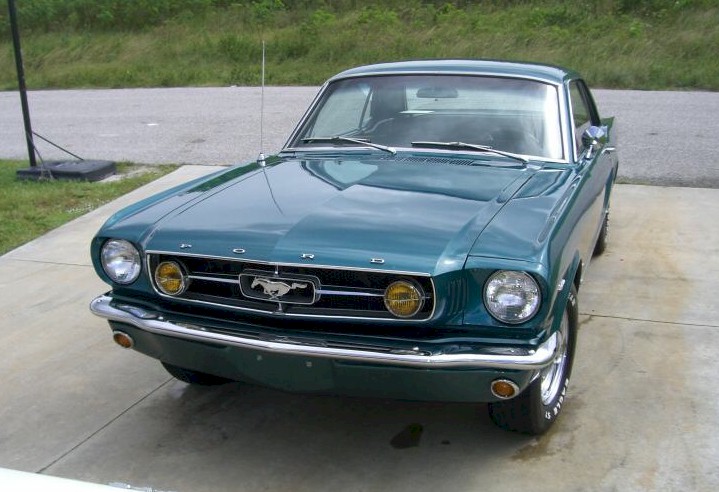 Blue 1965 Mustang GT