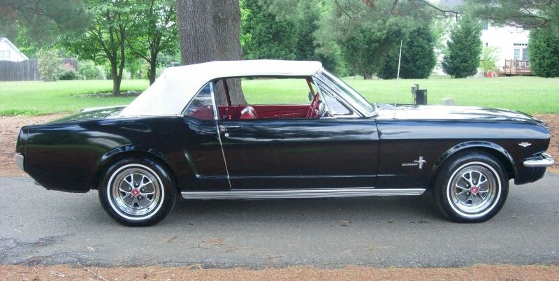 Black 65 Mustang Convertible
